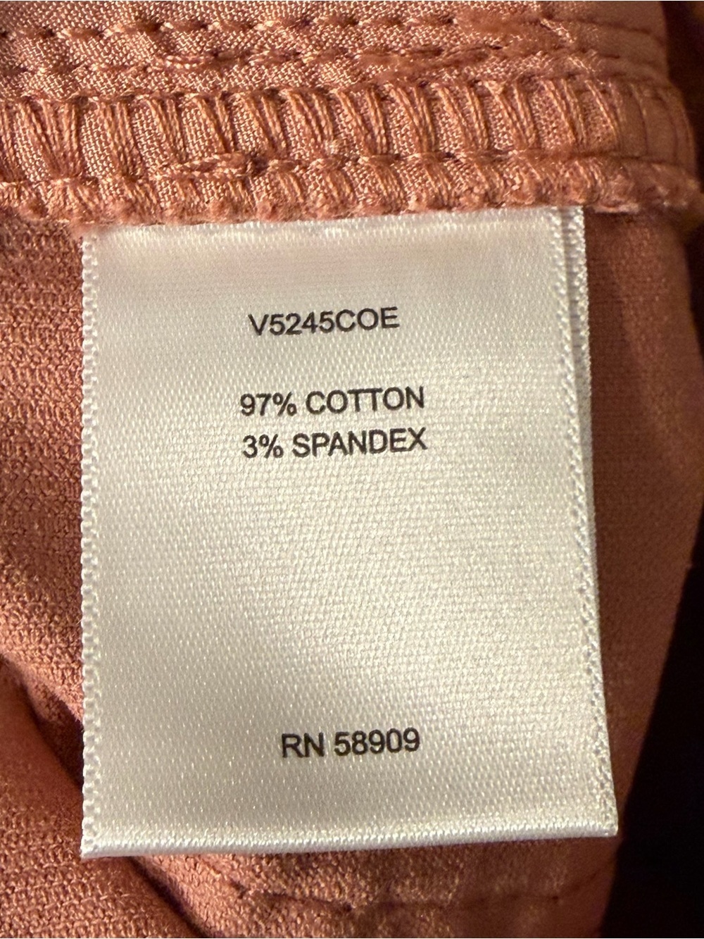 NEW Chelsea & Violet Barrel Corduroy Jeans Pants Coral Cotton Pockets Size 30 - Picture 4 of 12
